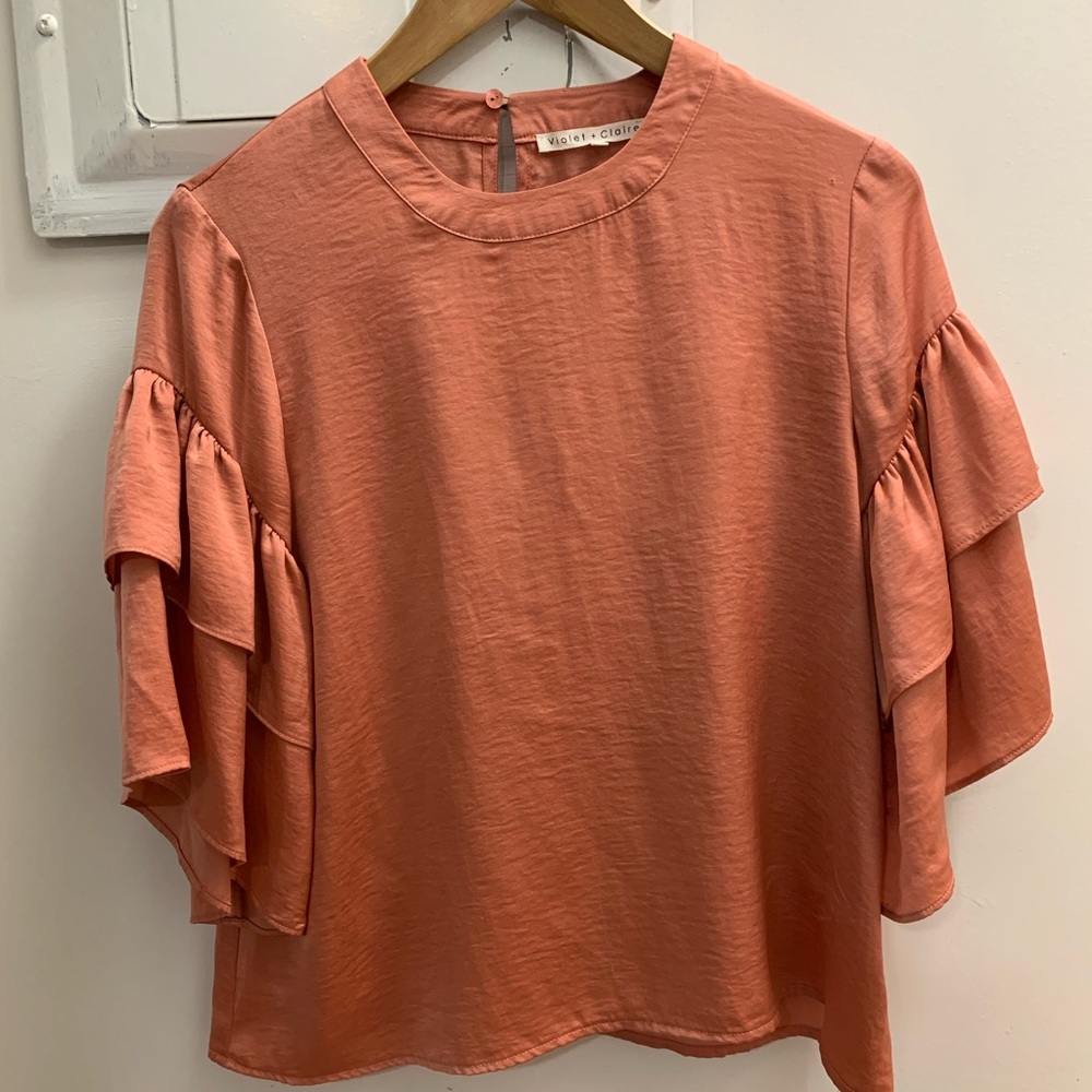 Ruffled blouse